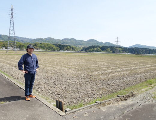 長岡市協力農家さんの田んぼへ視察に行きました